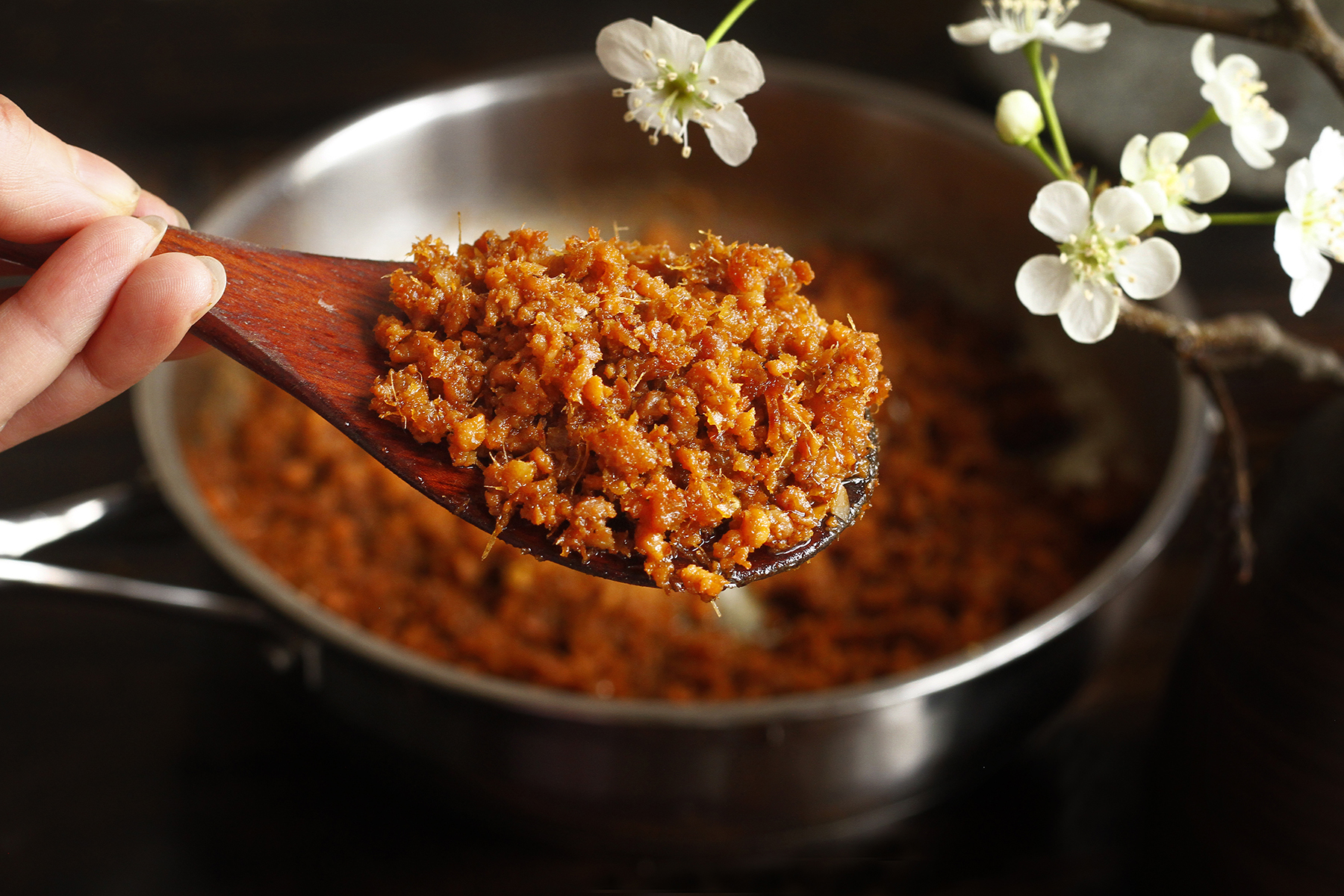 Mắm tép chưng thịt - Ảnh 3